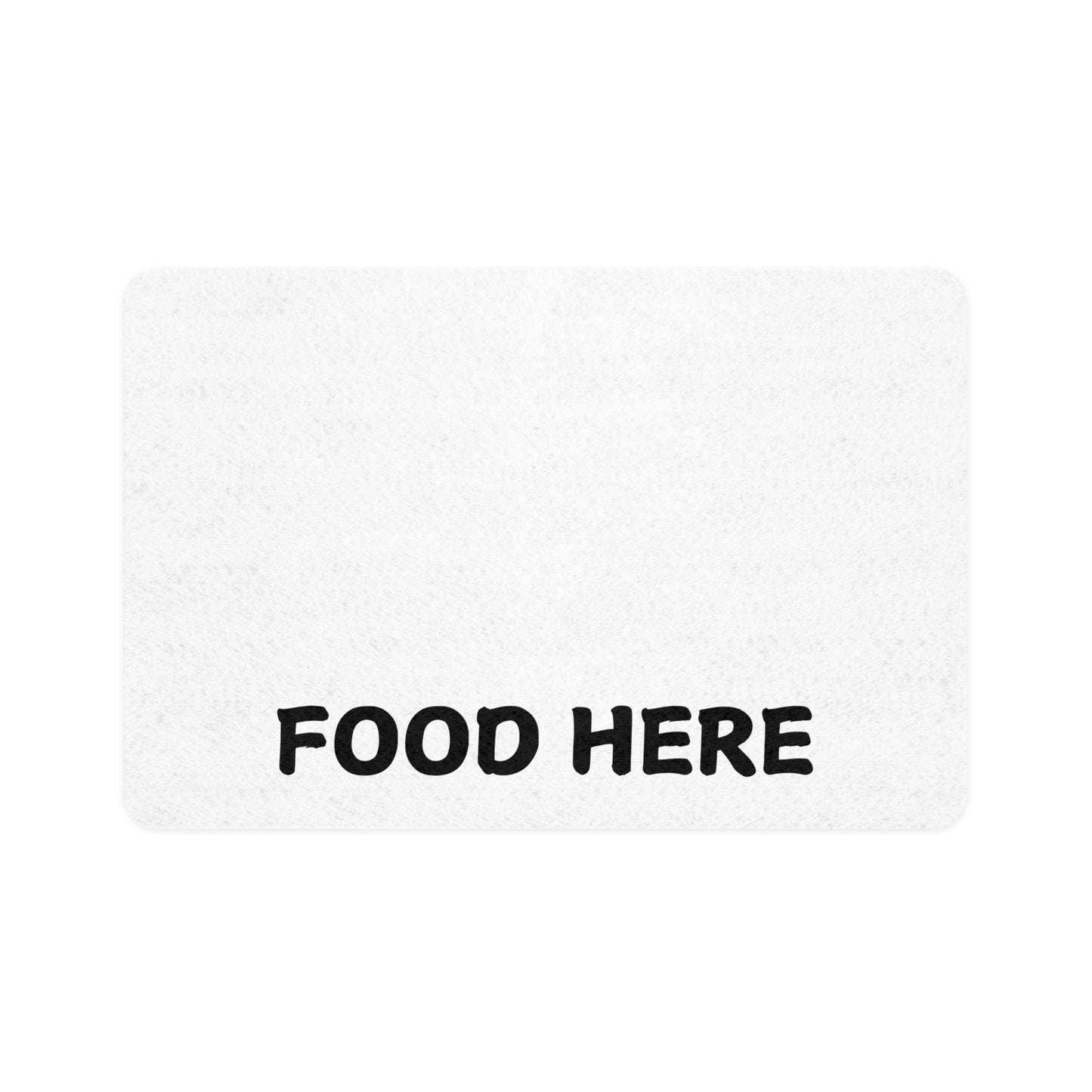 Food Here - Pet Feeding Mat